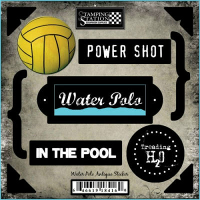 Stamping Station - Water Polo Antique Stickers